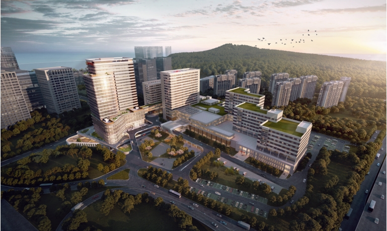 青岛大学附属医院国际医疗中心项目顺利通过山东省绿色施工科技项目验收评价